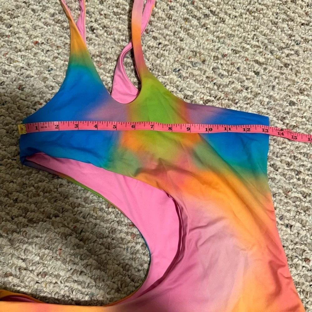 FRANKIES BIKINIS Makie One Piece Swim, Serotonin- Size XL
